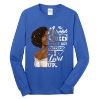 I Dont Get Older I Level Up African American November Gift Tall Long Sleeve T-Shirt