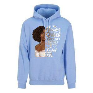 I Dont Get Older I Level Up African American November Gift Unisex Surf Hoodie