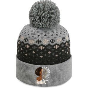 I Dont Get Older I Level Up African American Virgo Meaningful Gift The Baniff Cuffed Pom Beanie