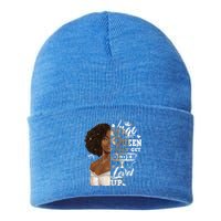 I Dont Get Older I Level Up African American Virgo Meaningful Gift Sustainable Knit Beanie