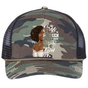 I Dont Get Older I Level Up African American Virgo Meaningful Gift Retro Rope Trucker Hat Cap