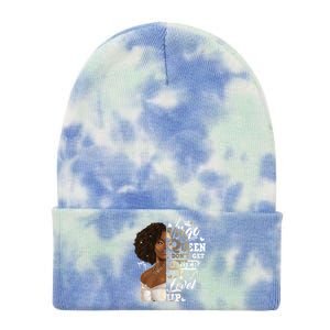 I Dont Get Older I Level Up African American Virgo Meaningful Gift Tie Dye 12in Knit Beanie