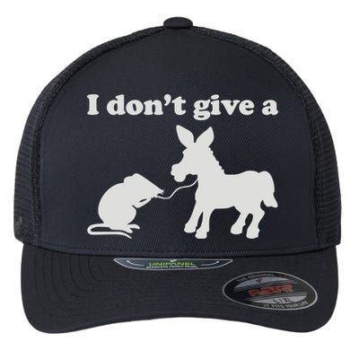 I Don't Give A Rats Ass Flexfit Unipanel Trucker Cap