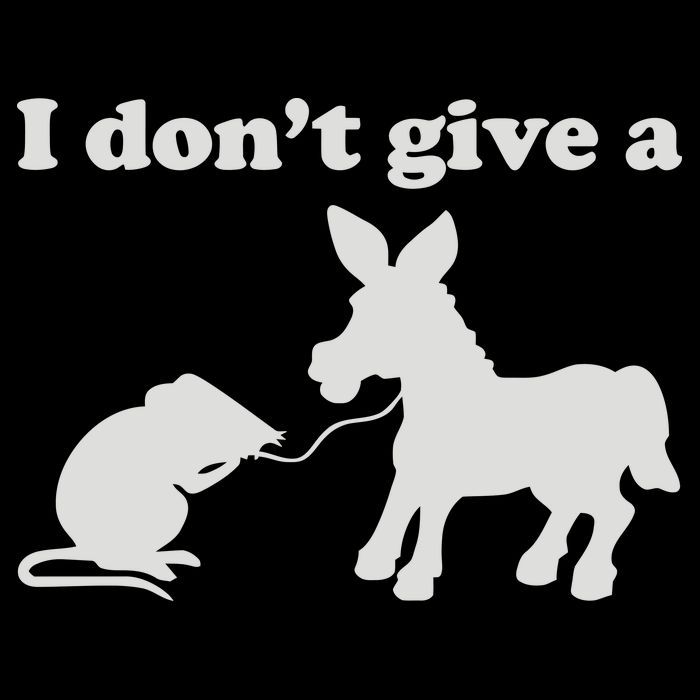 I Don't Give A Rats Ass Backpack