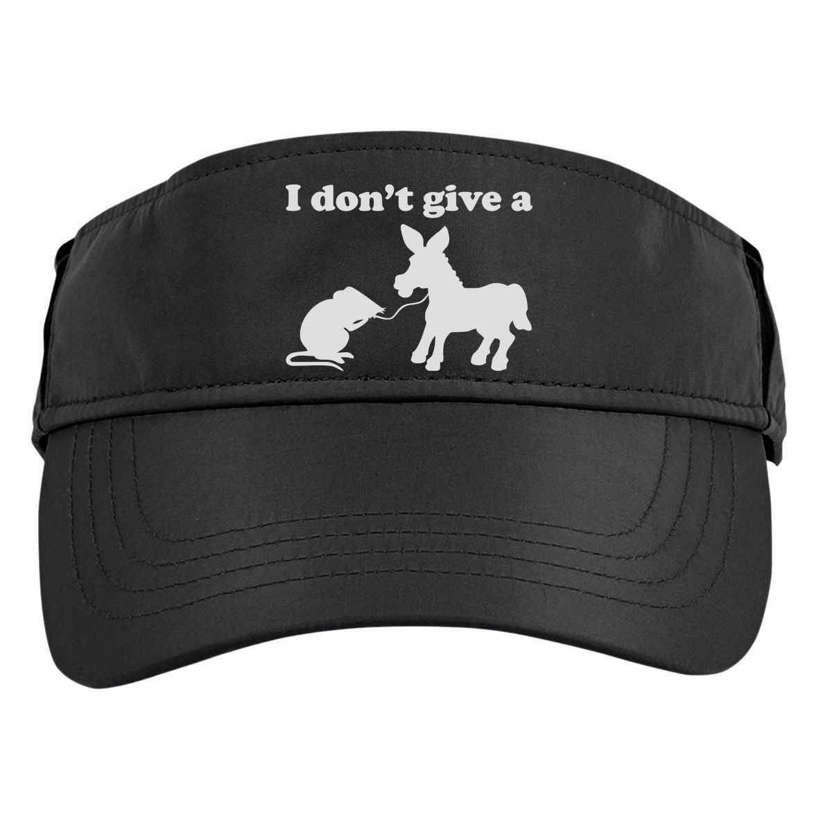 I Don't Give A Rats Ass Adult Drive Performance Visor