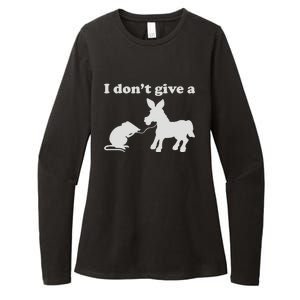 I Don't Give A Rats Ass Womens CVC Long Sleeve Shirt