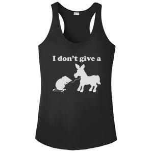 I Don't Give A Rats Ass Ladies PosiCharge Competitor Racerback Tank