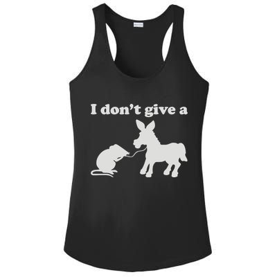 I Don't Give A Rats Ass Ladies PosiCharge Competitor Racerback Tank