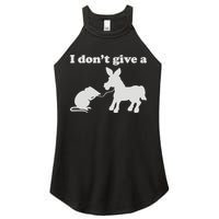 I Don't Give A Rats Ass Women's Perfect Tri Rocker Tank