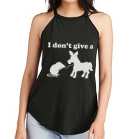 I Don't Give A Rats Ass Women's Perfect Tri Rocker Tank