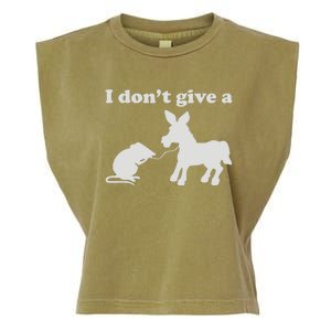 I Don't Give A Rats Ass Garment-Dyed Women's Muscle Tee