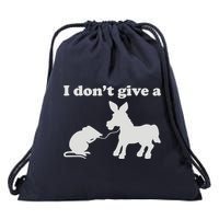 I Don't Give A Rats Ass Drawstring Bag