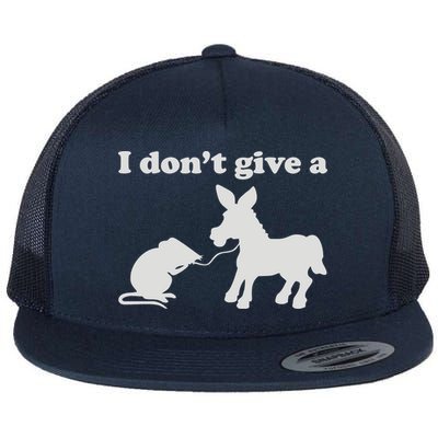 I Don't Give A Rats Ass Flatbill Hat