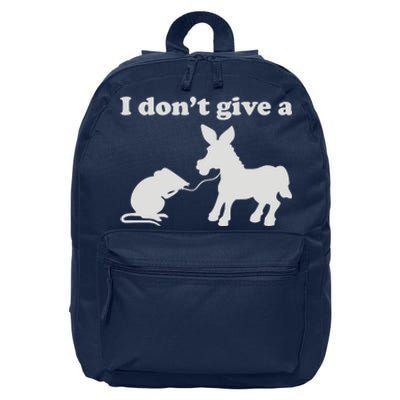 I Don't Give A Rats Ass 16 in Basic Backpack