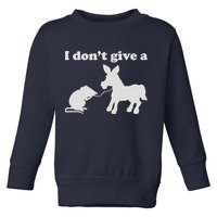 I Don't Give A Rats Ass Toddler Sweatshirt
