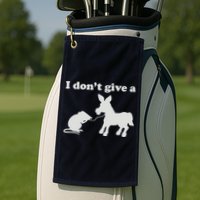 I Don't Give A Rats Ass Golf Towel