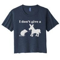 I Don't Give A Rats Ass Women's Crop Top Tee