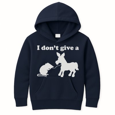 I Don't Give A Rats Ass Kids Hoodie