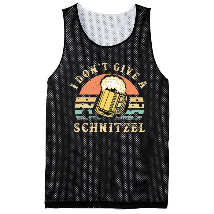 I DonT Give A Schnitzel Oktoberfest German Beer Mesh Reversible Basketball Jersey Tank