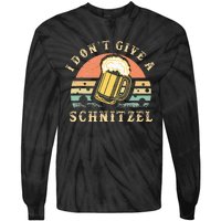 I DonT Give A Schnitzel Oktoberfest German Beer Tie-Dye Long Sleeve Shirt