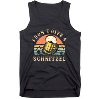 I DonT Give A Schnitzel Oktoberfest German Beer Tank Top