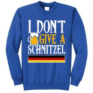 I DonT Give A Schnitzel German Beer Wurst Funny Oktoberfest Sweatshirt