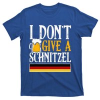 I DonT Give A Schnitzel German Beer Wurst Funny Oktoberfest T-Shirt