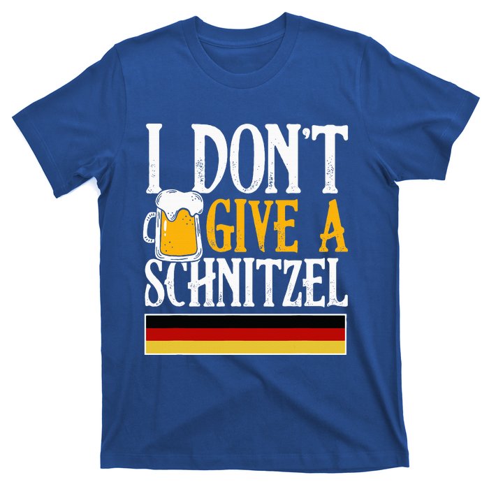 I DonT Give A Schnitzel German Beer Wurst Funny Oktoberfest T-Shirt