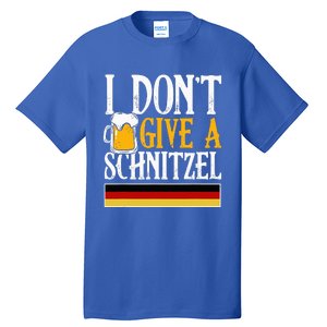 I DonT Give A Schnitzel German Beer Wurst Funny Oktoberfest Tall T-Shirt