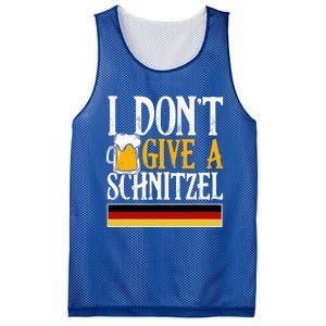 I DonT Give A Schnitzel German Beer Wurst Funny Oktoberfest Mesh Reversible Basketball Jersey Tank