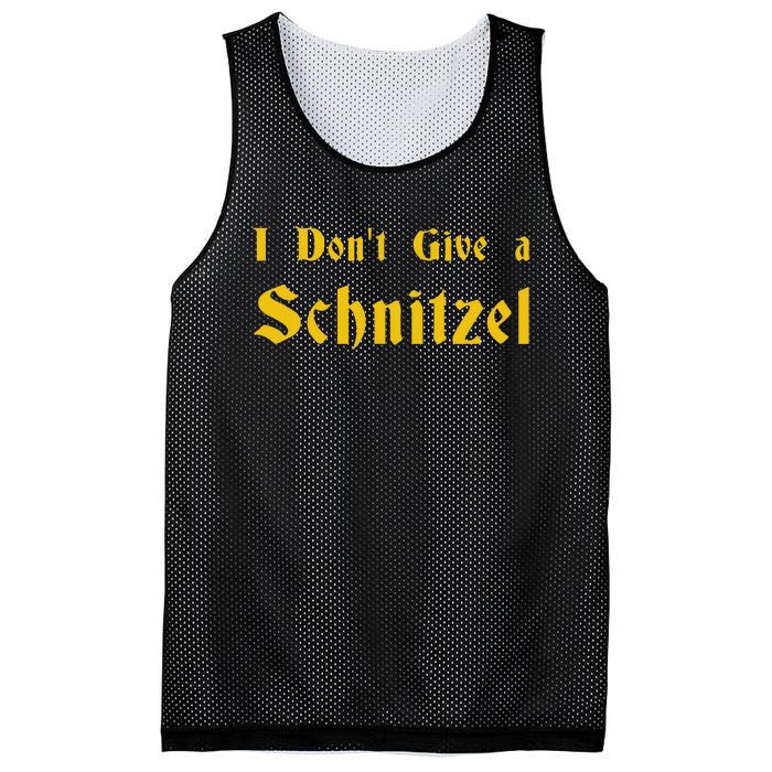 I DonT Give A Schnitzel Mesh Reversible Basketball Jersey Tank