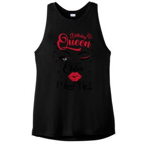 I Dont Get Older I Level Up Birthday Queen Funny Gift Gift Ladies PosiCharge Tri-Blend Wicking Tank