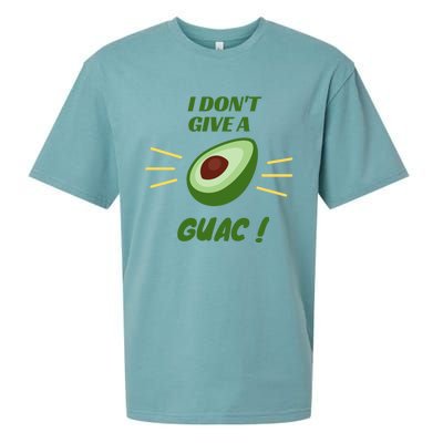 I Dont Give A Guac Avocado Guacamole Gift Sueded Cloud Jersey T-Shirt