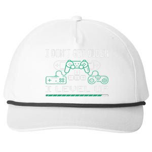 I Don´t Get Older I Level Up Gamer Gaming Game Snapback Five-Panel Rope Hat