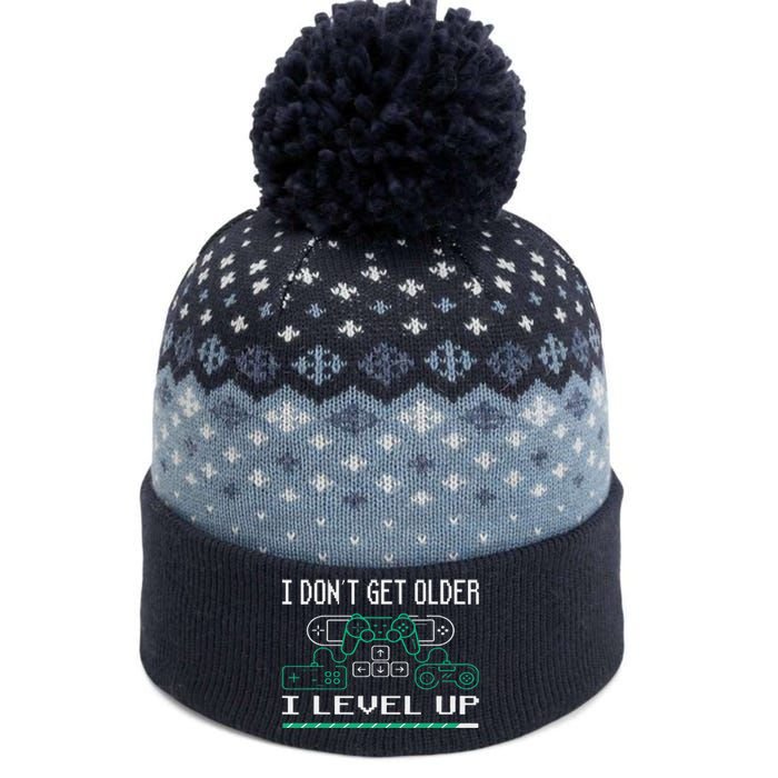 I Don´t Get Older I Level Up Gamer Gaming Game The Baniff Cuffed Pom Beanie