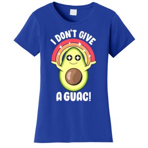 I Dont Give A Guac Cute Love Avocado Guacamole Funny Vegan Gift Women's T-Shirt