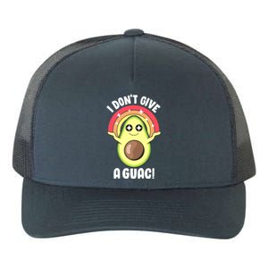 I Dont Give A Guac Cute Love Avocado Guacamole Funny Vegan Gift Yupoong Adult 5-Panel Trucker Hat