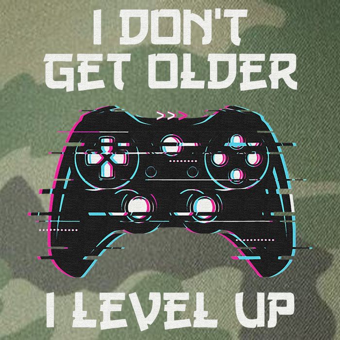 I Don't Get Older I Level Up Gamer Birthday Legacy Tie Dye Trucker Hat
