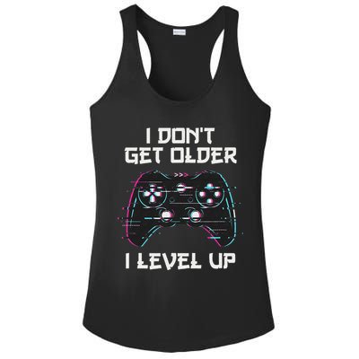 I Don't Get Older I Level Up Gamer Birthday Ladies PosiCharge Competitor Racerback Tank