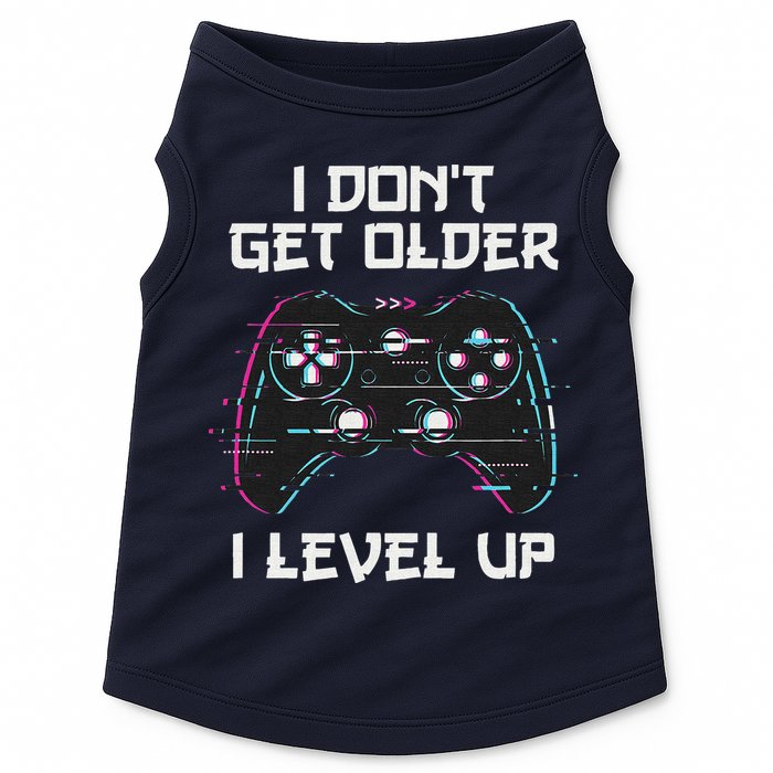 I Don't Get Older I Level Up Gamer Birthday Doggie Tank
