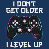 I Don't Get Older I Level Up Gamer Birthday Performance Shirt