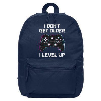 I Don't Get Older I Level Up Gamer Birthday 16 in Basic Backpack