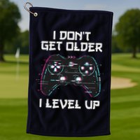 I Don't Get Older I Level Up Gamer Birthday Golf Towel