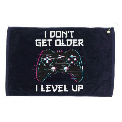 I Don't Get Older I Level Up Gamer Birthday Grommeted Golf Towel
