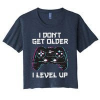 I Don't Get Older I Level Up Gamer Birthday Crop Top