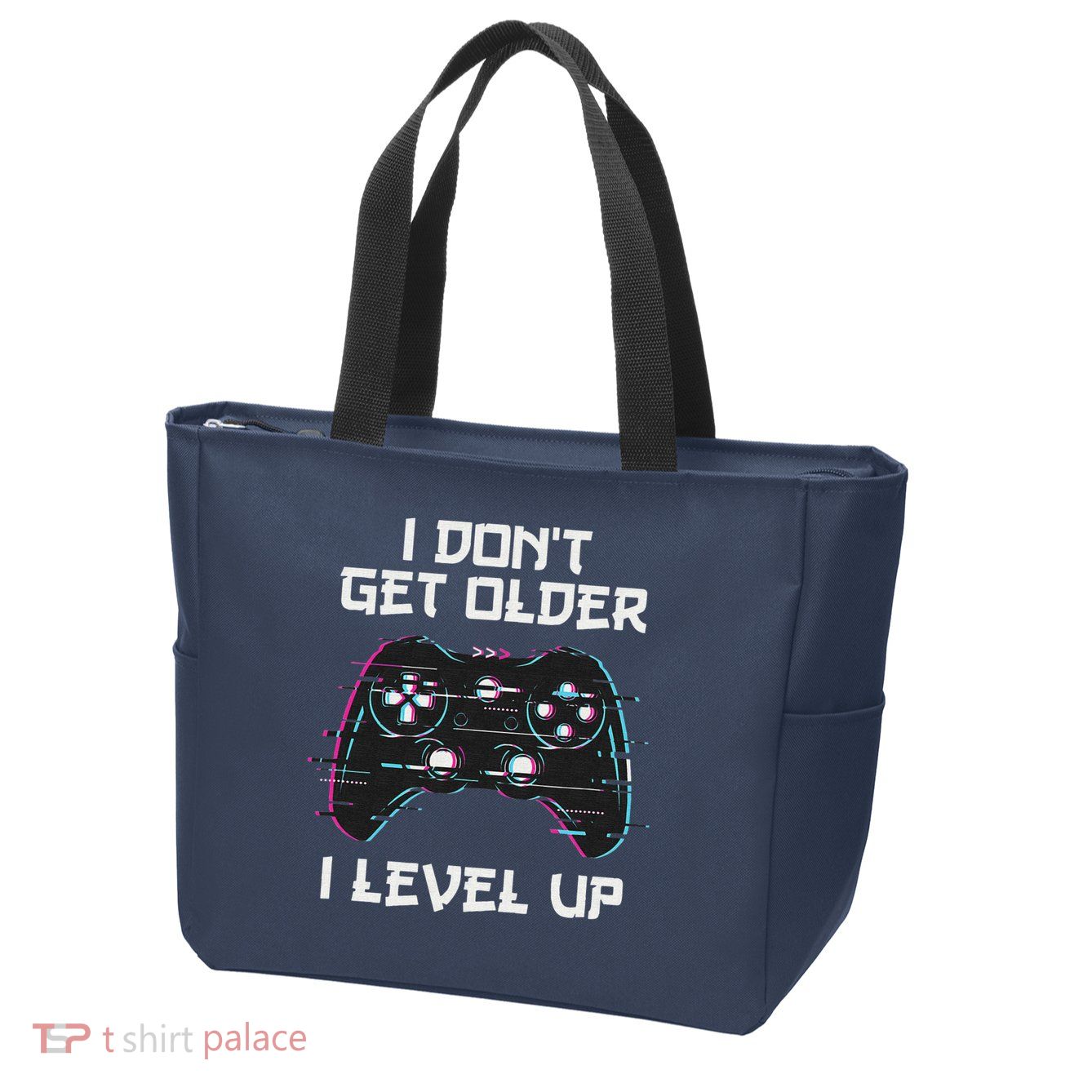 I Don't Get Older I Level Up Gamer Birthday Zip Tote Bag