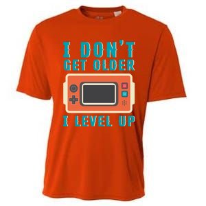 I Dont Get Older I Level Up Controller Gift Cooling Performance Crew T-Shirt