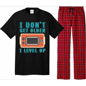 I Dont Get Older I Level Up Controller Gift Pajama Set