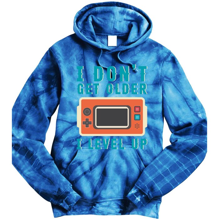 I Dont Get Older I Level Up Controller Gift Tie Dye Hoodie