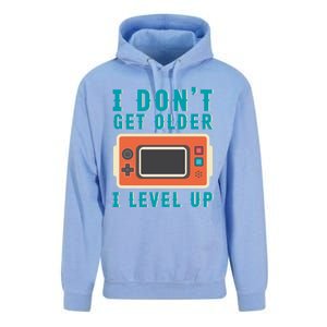 I Dont Get Older I Level Up Controller Gift Unisex Surf Hoodie